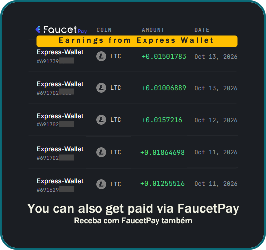 Earnings from Express Wallet